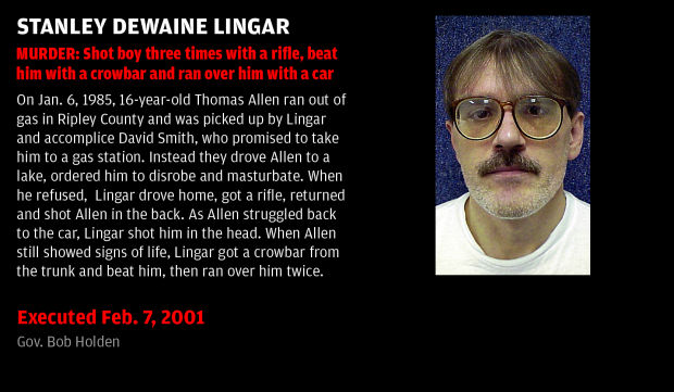 Executed Feb. 7, 2001: Stanley Dewaine Lingar
